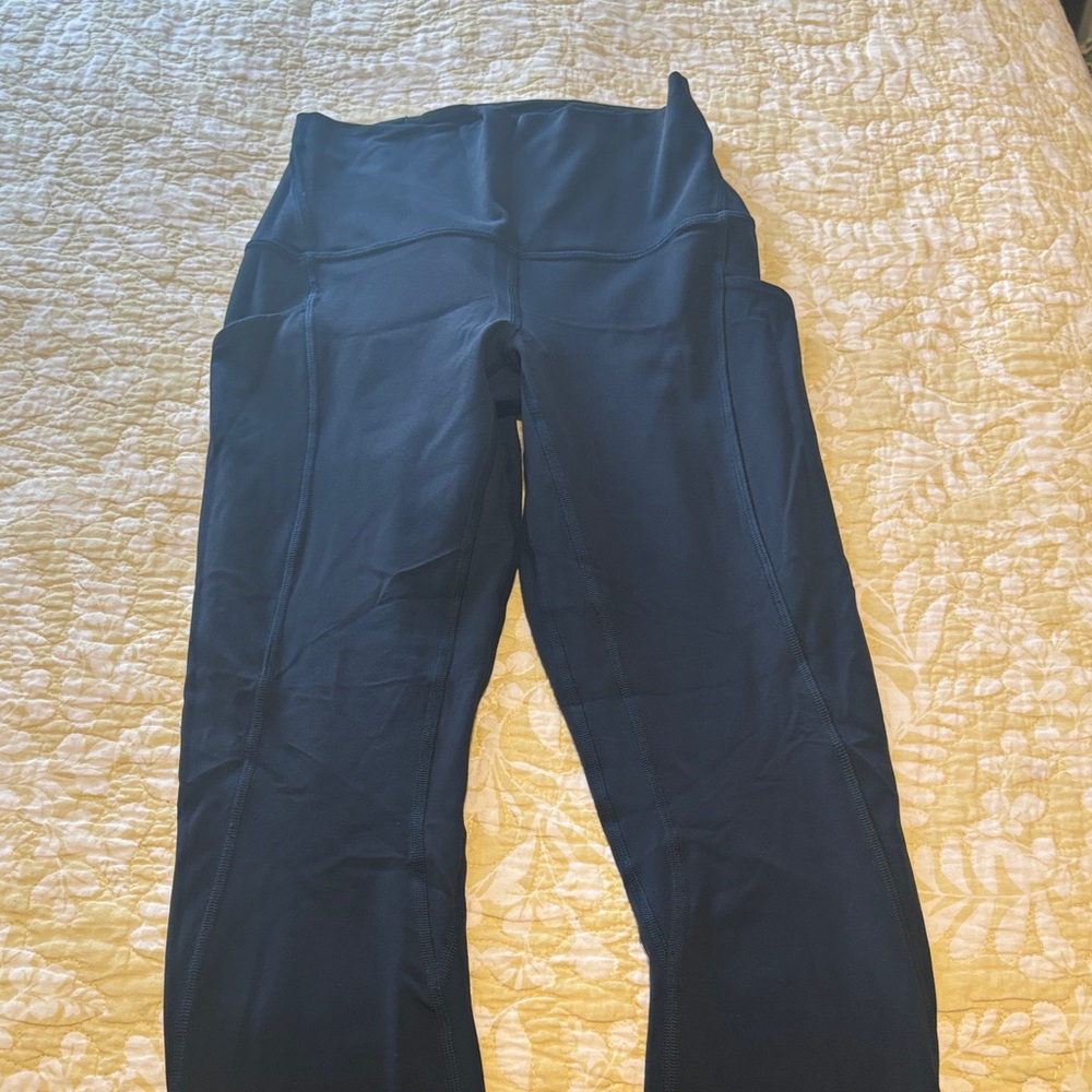 lululemon athletica blue dark High-Waist Leggings with Side Pockets